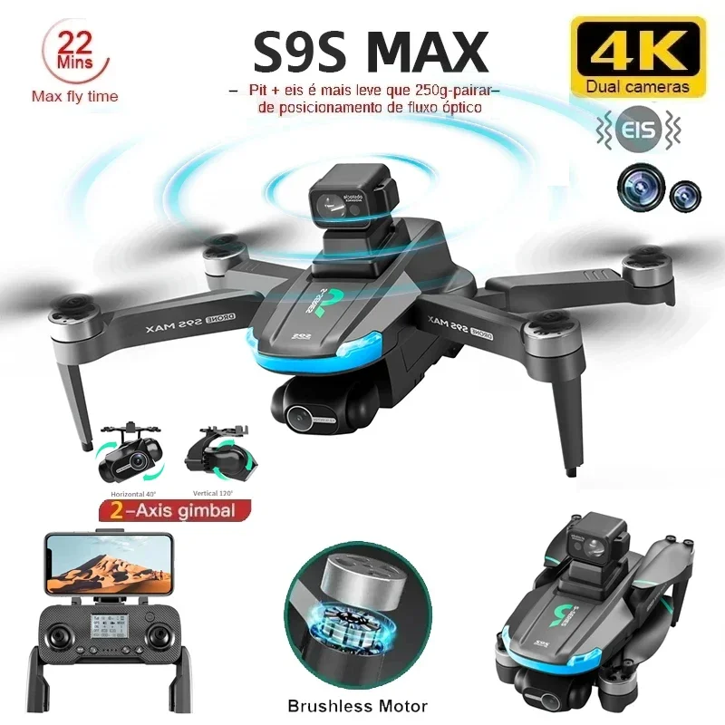 NEUE S9S MAX MINI Drone 4K 2-A – Drone Gimbal Bewertung und Preis