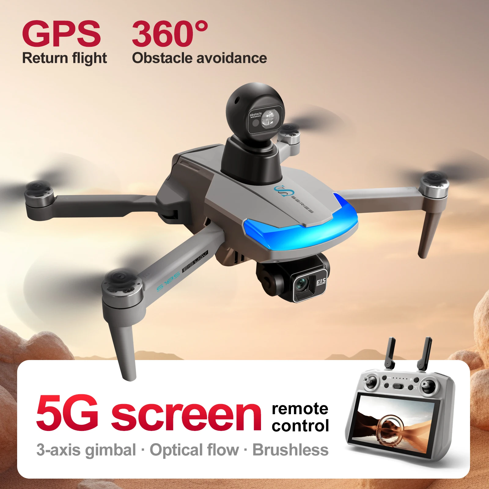 S185 Professionelle Drohne 2,7 – Drone Gps Mount Bewertung und Preis